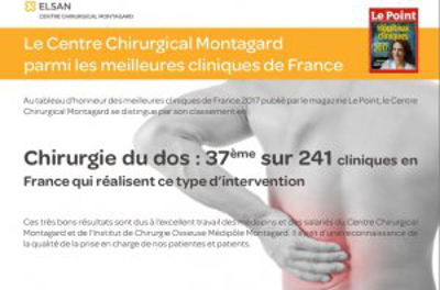 Montagard 37ème/ 241 dans la chirurgie du Dos